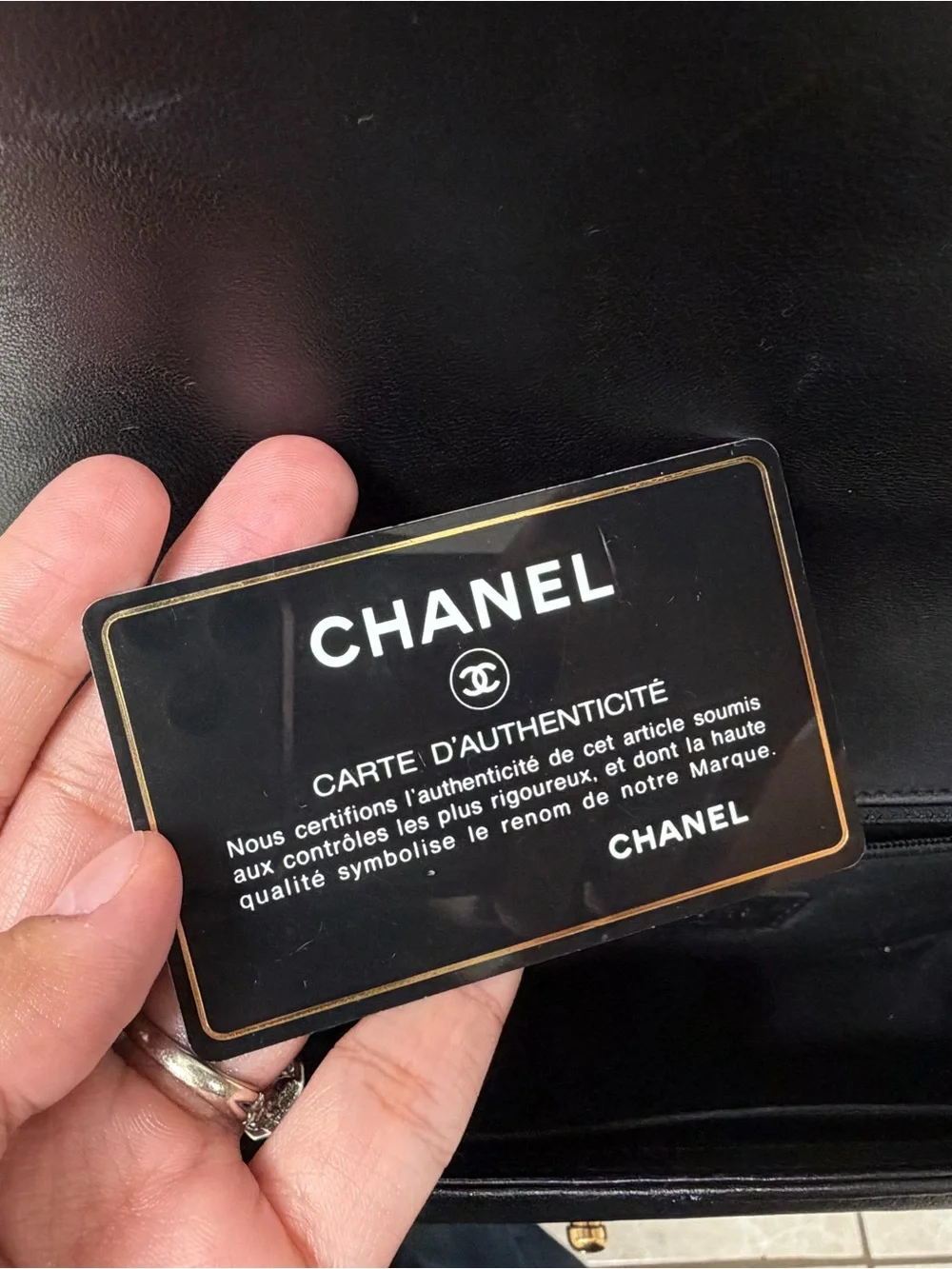 CHANEL boy shoulder